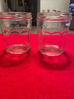 Bonne Maman Clear Glass Storage Jars - Set of 2